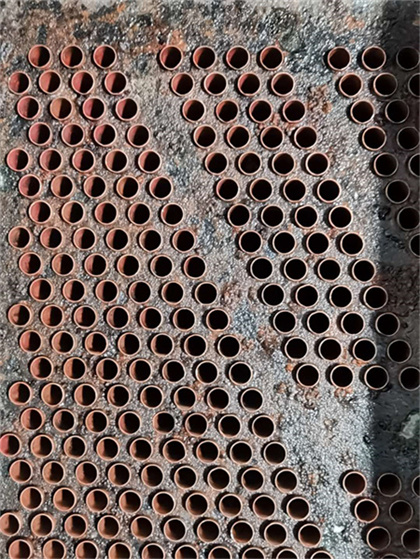 換熱器清洗前后